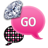 GO SMS - Diamond Polka Dot icon