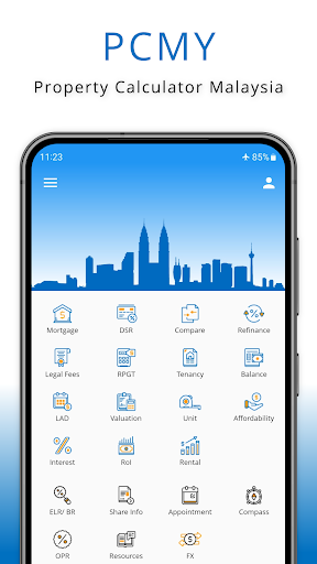Android application Property Calculator Malaysia screenshort