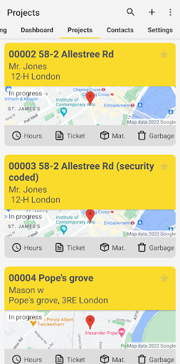 Android application Exact Construction screenshort