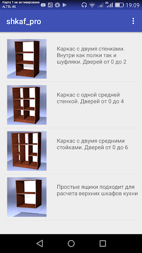 Раскрой шкафов Профи