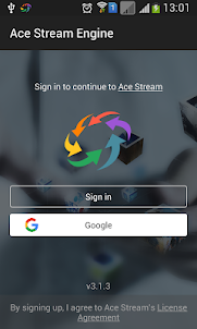 Ace Stream Engine Android TV