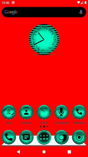 Android application Teal Icon Pack Style 5 screenshort