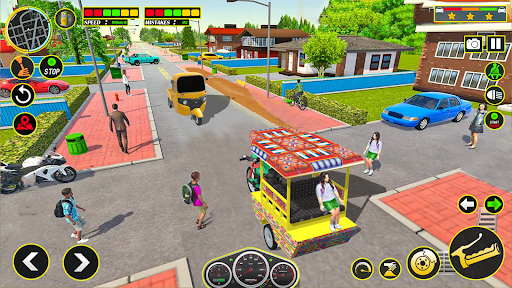 School Auto Rickshaw Simulator Screen 3