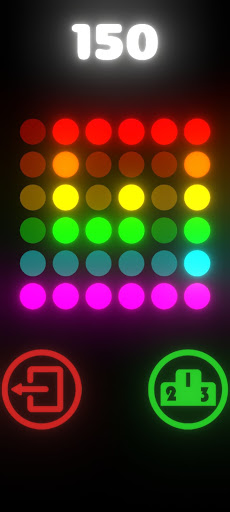 Android application Neon pop it screenshort