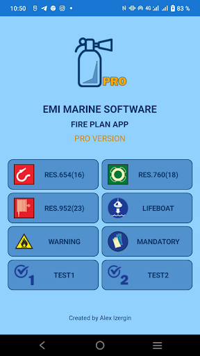 Android application Fire plan PRO screenshort