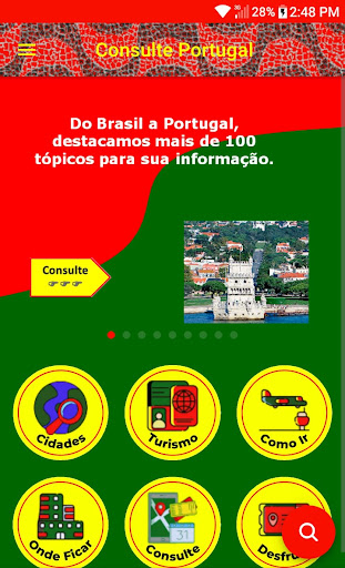 Android application Consulte Portugal screenshort