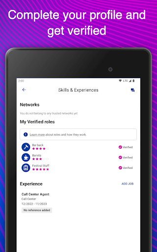 Screenshot of Indeed Flex