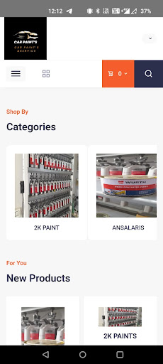 Android application Car Paints screenshort