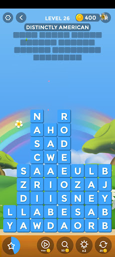 Screenshot of Word Stacks Letter Puzzle Game