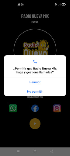 Radio Nueva Mix Screen 2