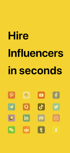 Android application InfluenceBird: For Brands screenshort