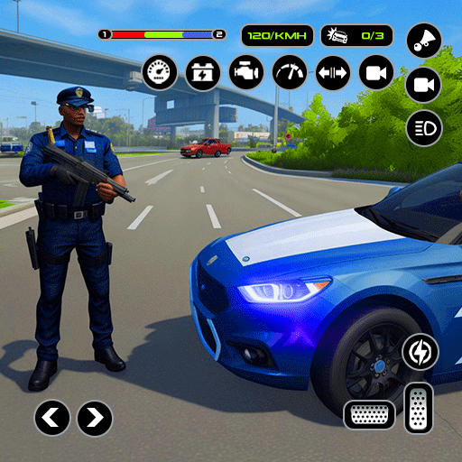 Police Chase Games : Cop Car