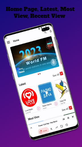 World FM One: Radio Online App Screen 2