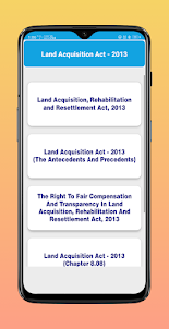 Land Acquisition Act - 2013
