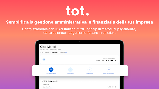 Tot - Conto Business  Finance