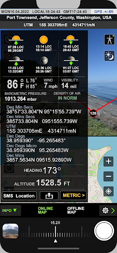 Screenshot of Compass G23 GPS Camera Offline