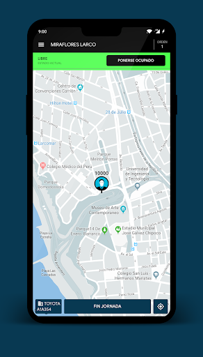 TaxSat Driver Screen 2