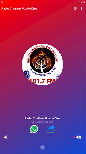 Radio Voz de Dios 101.7 FM Screen 2