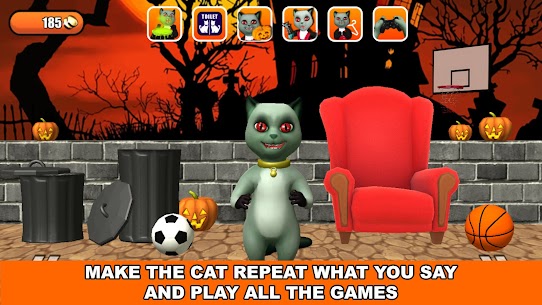 Talking Cat Leo Halloween Fun 1