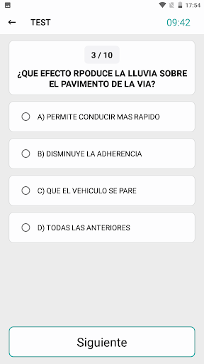 Android application Examen de Manejo Panama screenshort