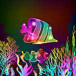 Cover Image of Download Neon Fish Live Wallpaper  APK