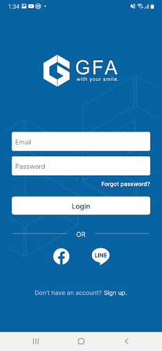 Android application Shareholders of GFA screenshort
