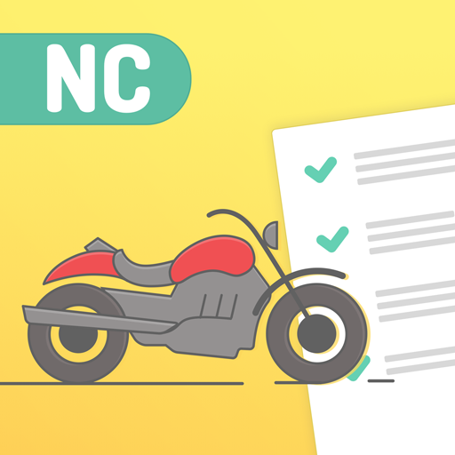 NC Motorcycle License DMV test  Icon