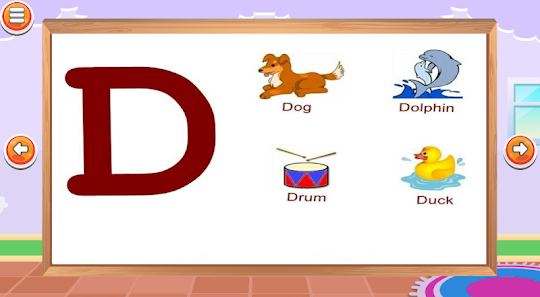 Preschool kids learning app.