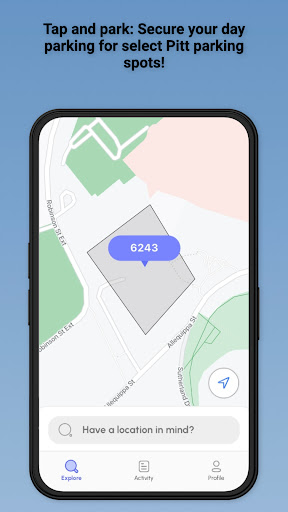 Android application Pitt Park screenshort