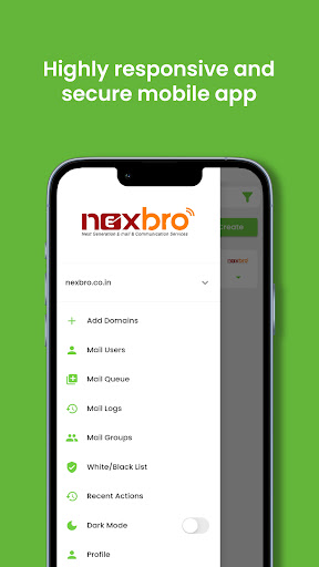 Android application Nexbro Admin screenshort