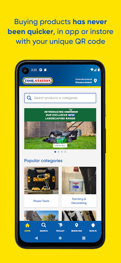 Android application Toolstation screenshort