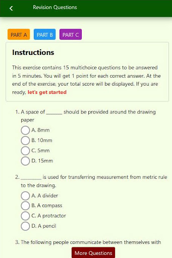 Keypoints in Technical Drawing Screen 3