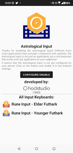 Astro Input Screen 3