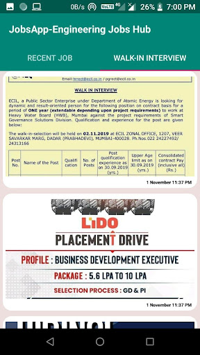 JobsApp-Engineering Jobs Hub Screen 2
