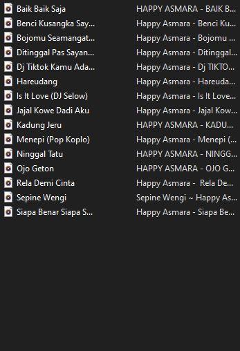 Happy album asmara terbaru 2021 full lagu download Download Lagu
