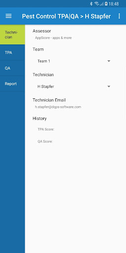 Android application ReForm RI - Assessments screenshort