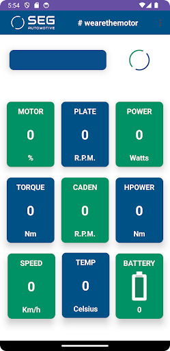 Android application SEG AUTOMOTIVE e-bike Connect screenshort