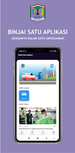Android application Binjai Satu Aplikasi screenshort