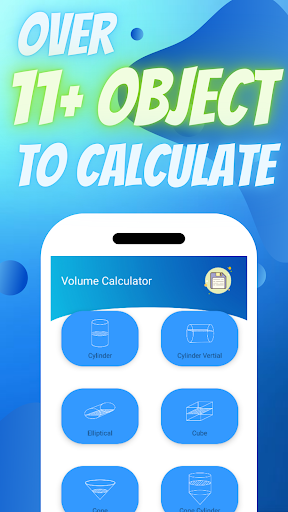 Android application Volume Calculator screenshort