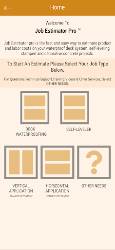 Job Estimator Pro Screen 2