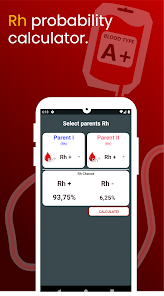 Captura de Pantalla 3 Tipo de sangre: Rh, alimentos, android