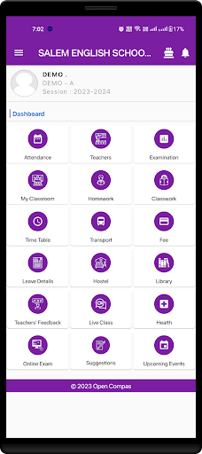 SALEM ENGLISH SCHOOL, CG BOARD Screen 3