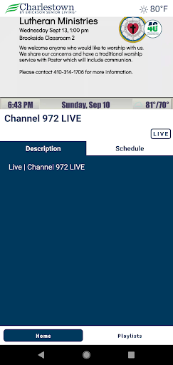 Charlestown Community TV Screen 2