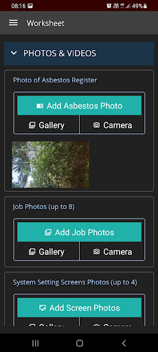 TAG Service Screen 3