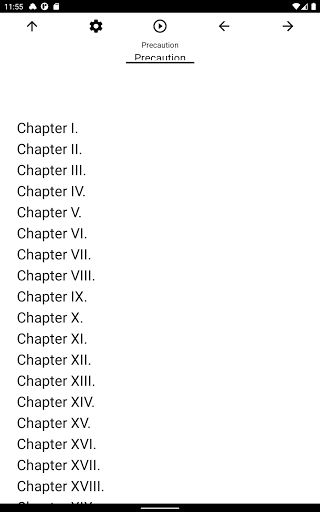Book, Precaution Screen 3