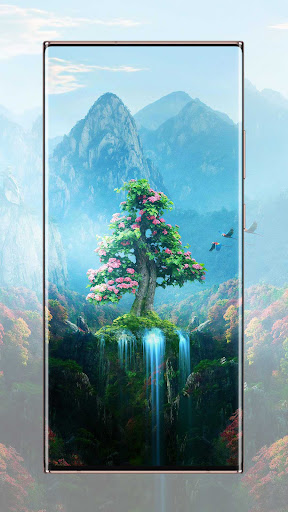 Android application Nature wallpaper screenshort