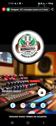 Android application Nimaima Radio screenshort