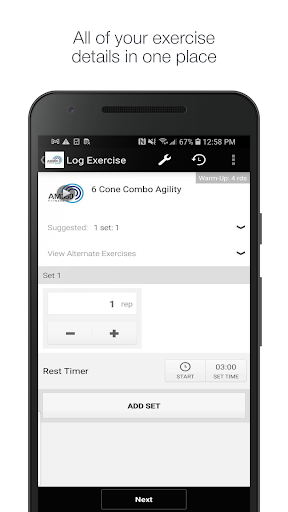 AM360 Fitness Screen 3