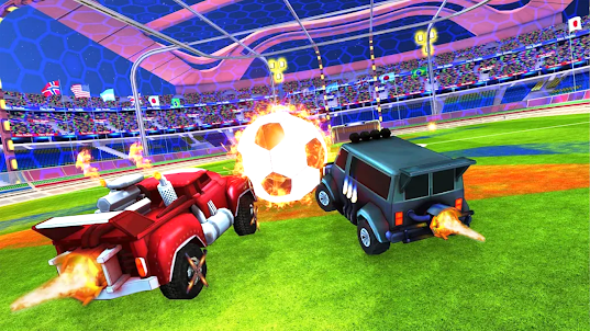 Rocket Car Ball Soccer Games