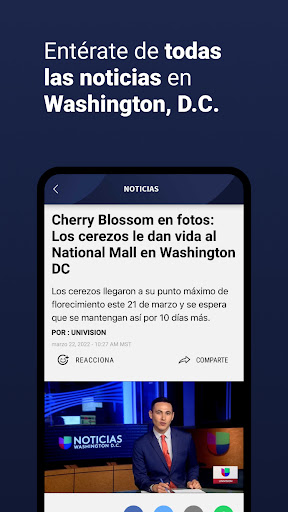 Univision Washington DC Screen 3